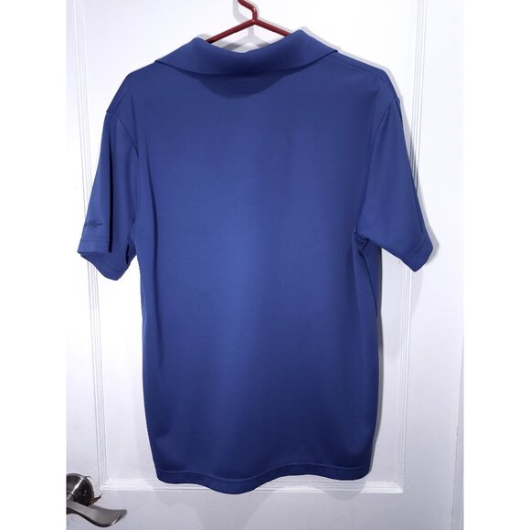 Ben Hogan Performance Men's Blue Polo Golf Shirt Size Medium Polyester - Picture 3 of 6